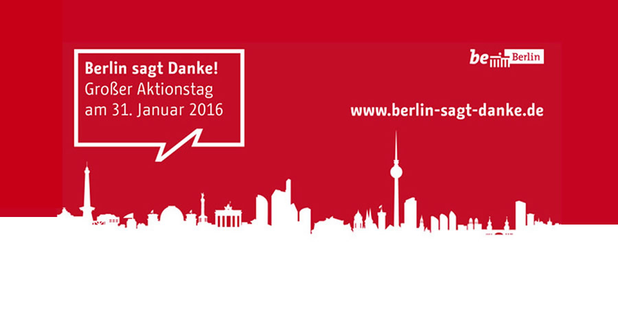 31 gennaio 2016: Berlin sagt danke