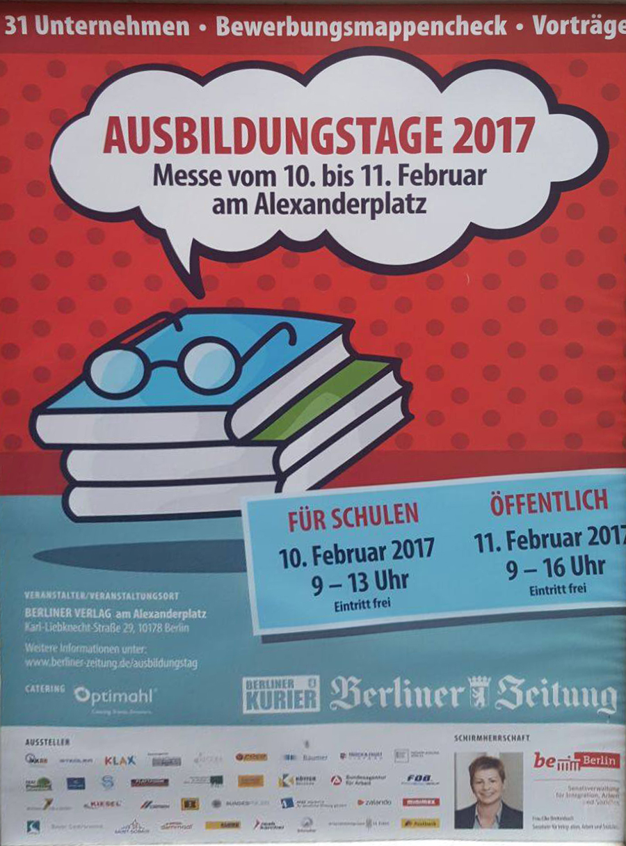 Ausbildungstag 2017: fiera dell´istruzione 2017 a Berlino