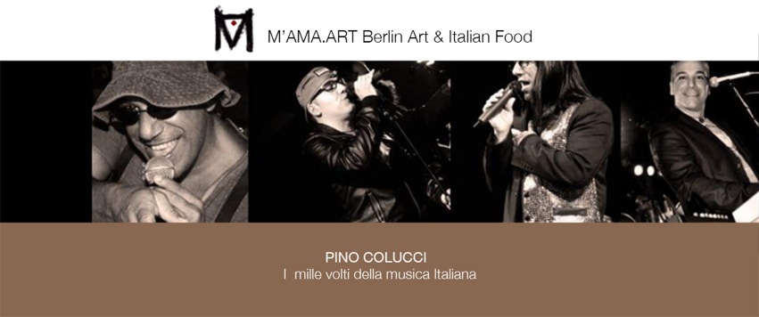 Aperitivo in Concerto con Pino Colucci”  M’AMA.Art  Berlin Art & Italian Food