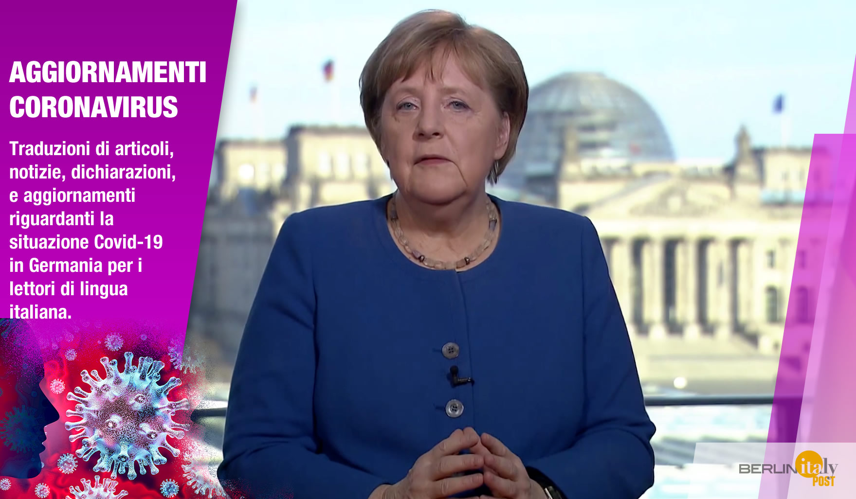 Traduzione del discorso della Cancelliera Angela Merkel del 18.03.2020
